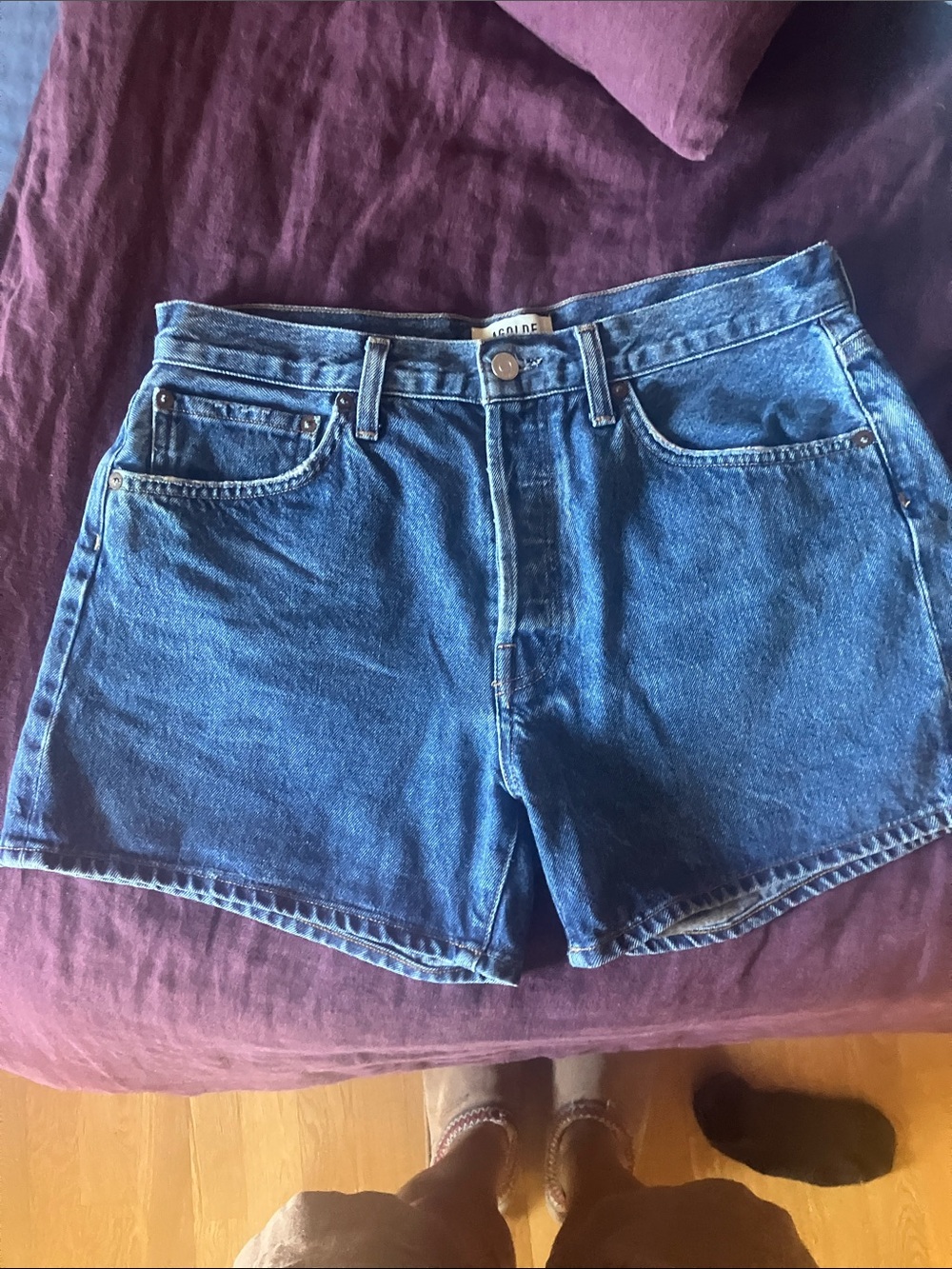 Agolde Parker long shorts size 29